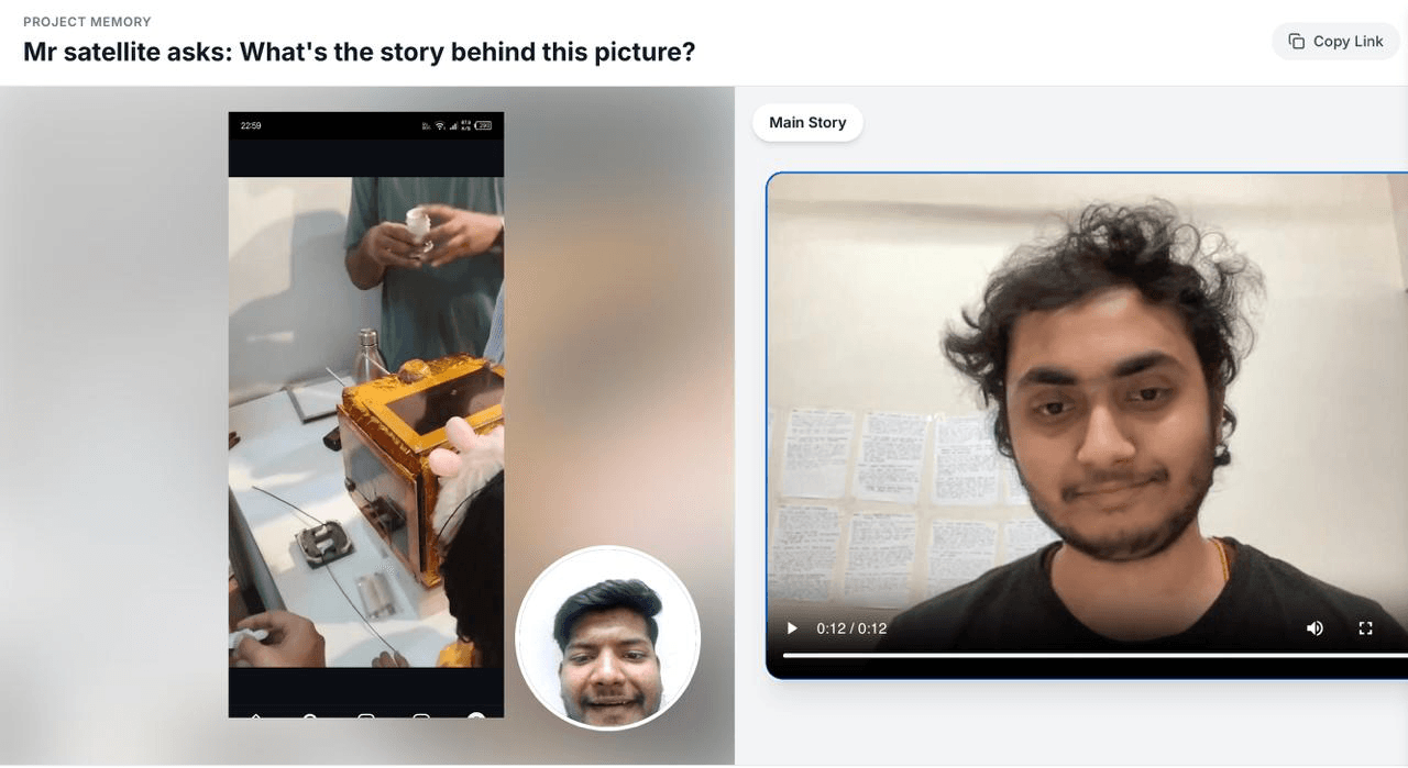 The Satelite Launch From Home-Town